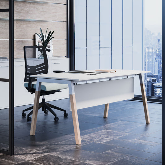 Scrivania V legno.